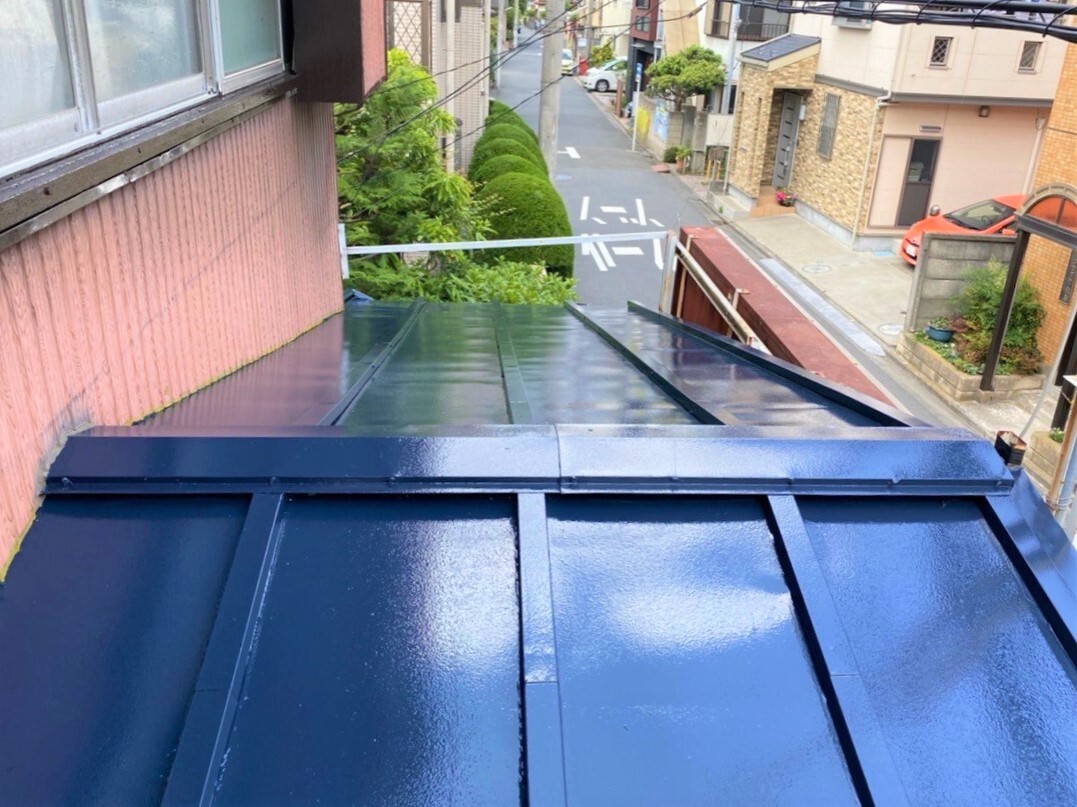 2下屋板金屋根塗装 210516 2 2